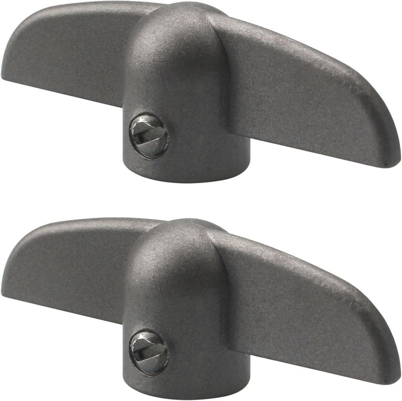VIDABTE T-Handle Crank for Andersen Casement Windows, 3/8 in Tee Handle Casement Operator, Butterfly Wing Nut T-Handles (2 pcs) - Image 2